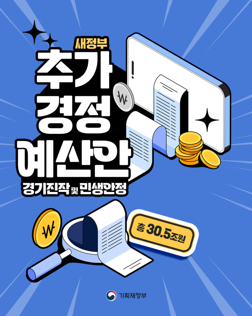 2025년 추가경정예산 30.5조원 인포그래픽