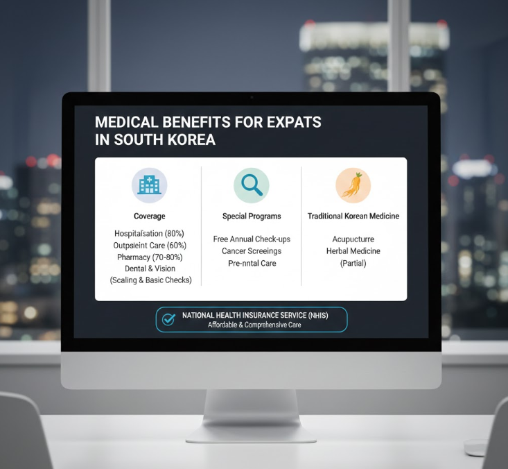 Medical benefits for expats in South Korea