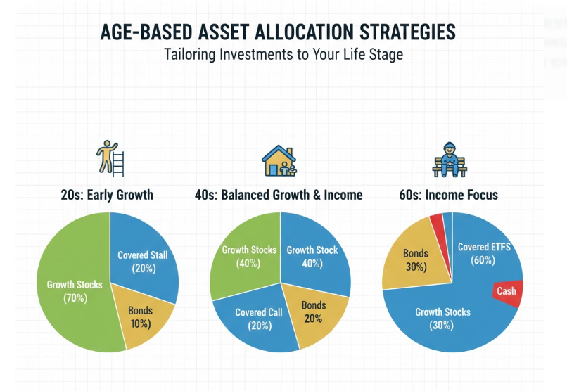 커버드콜 포트폴리오 구성, 패시브 인컴 투자 자산 배분