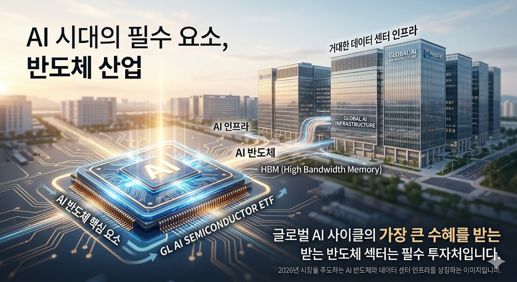 2026년 유망 섹터 ETF 추천 중 핵심인 AI 반도체 칩