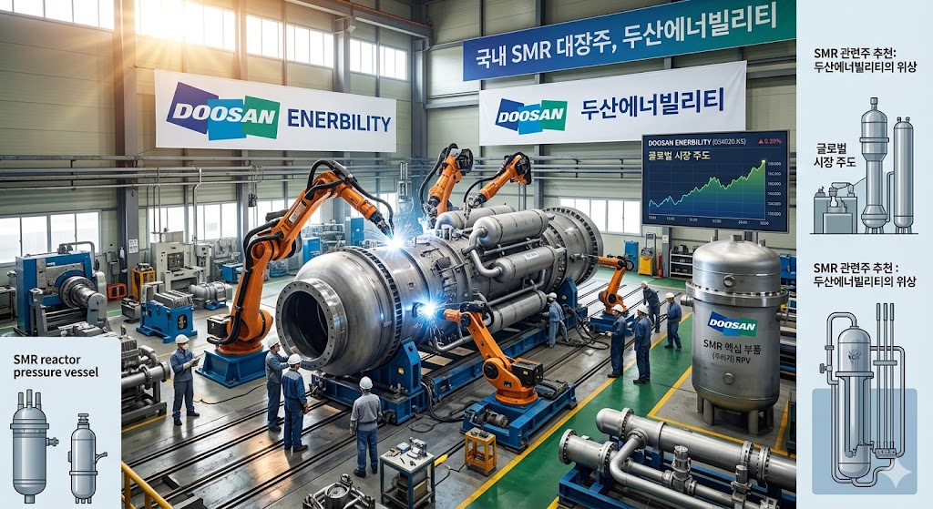 SMR 관련주 추천 대장주인 두산에너빌리티의 위상