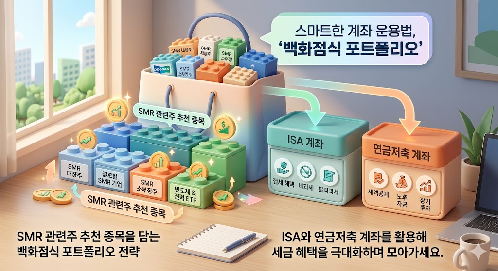 SMR 관련주 추천 종목을 담는 백화점식 포트폴리오 전략